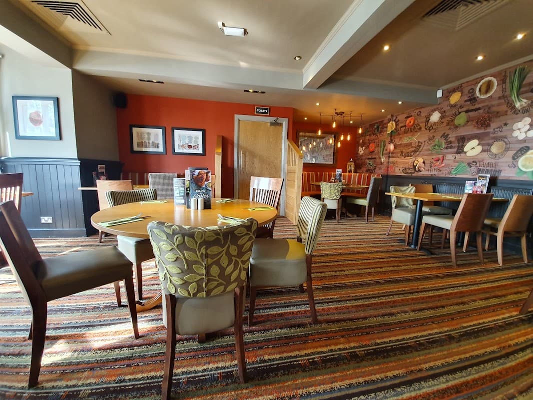 Dining at Harvester Winding Wheel Castleford in castleford