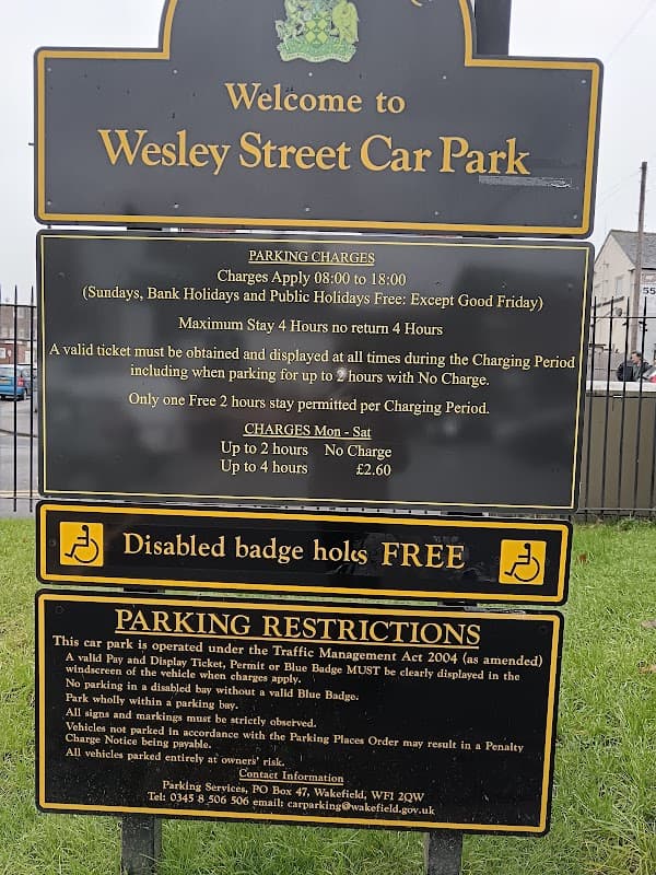 Wesley Street Car Park - Car Parks in castleford