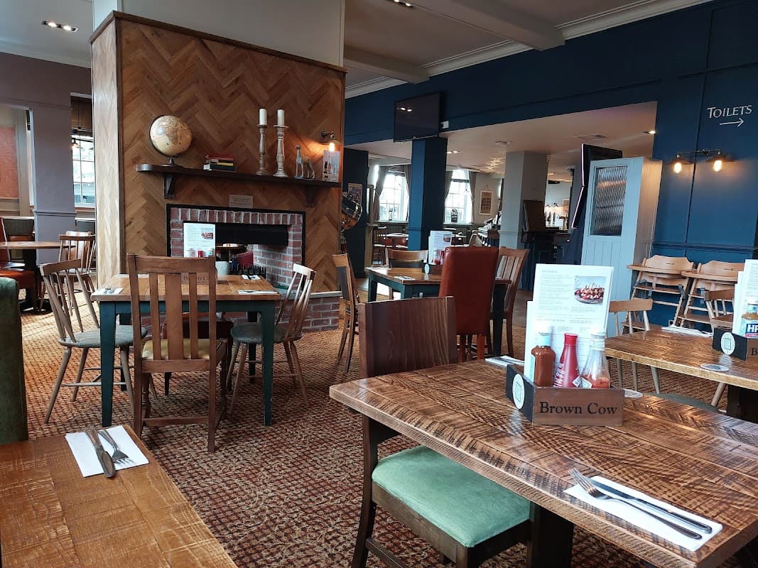 Dining at The Brown Cow in colton