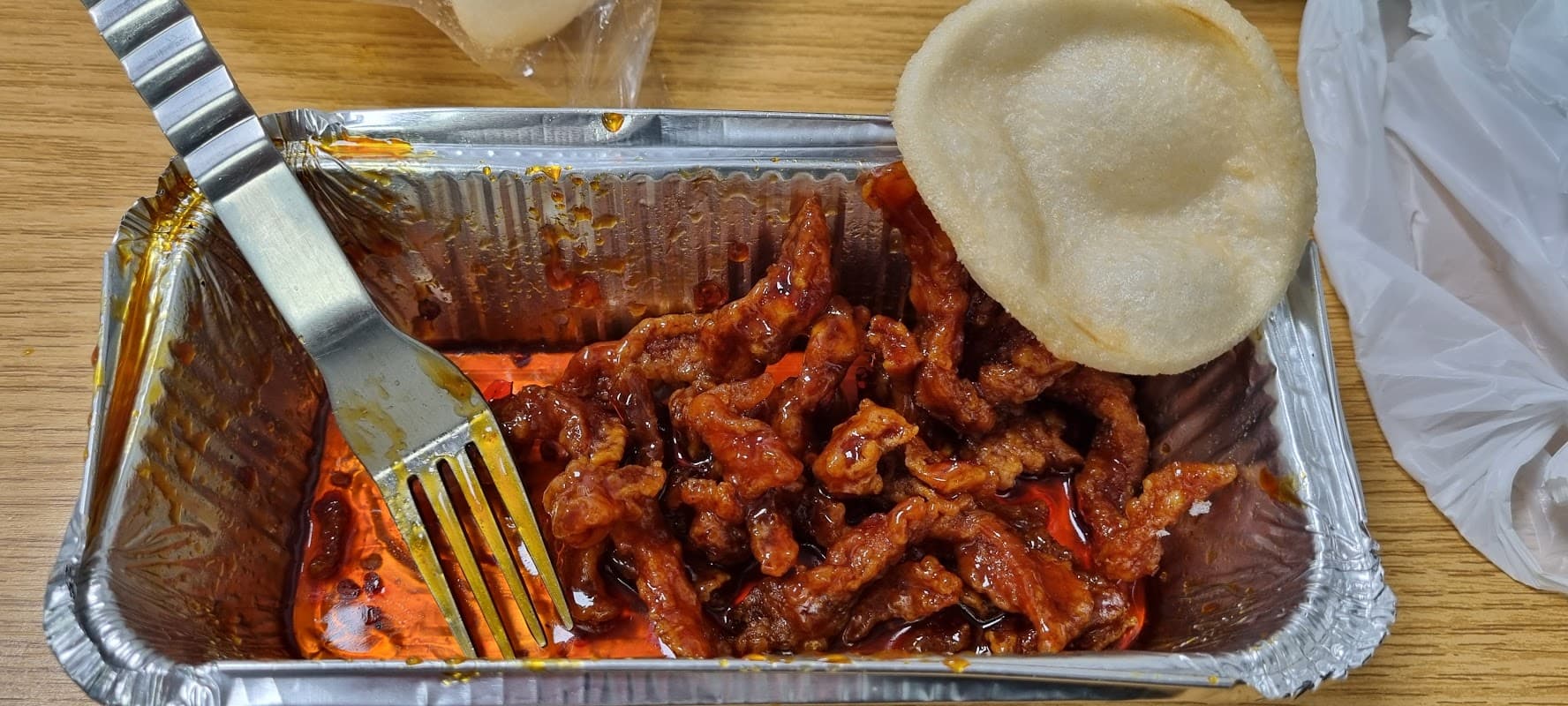 Dining at Hong Kong Delights in conisbrough