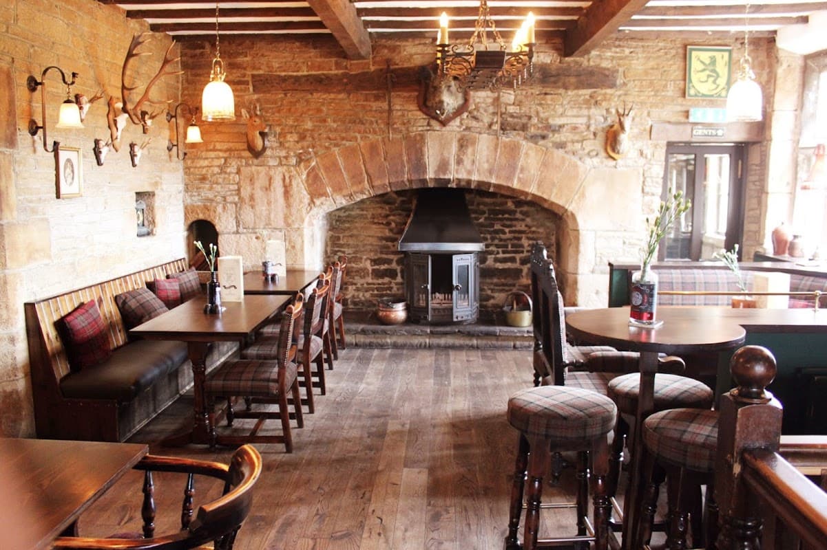 Dining at Haworth Old Hall in cross roads