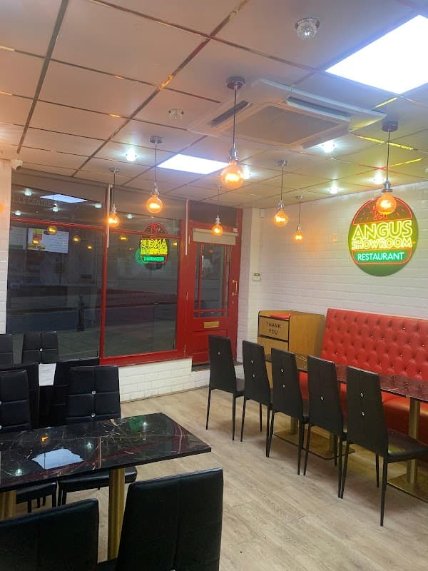 Dining at Angus Showroom Restaurant in dewsbury