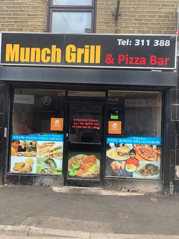 Munch Grill & Pizza Bar Ltd - Takeaway in exley