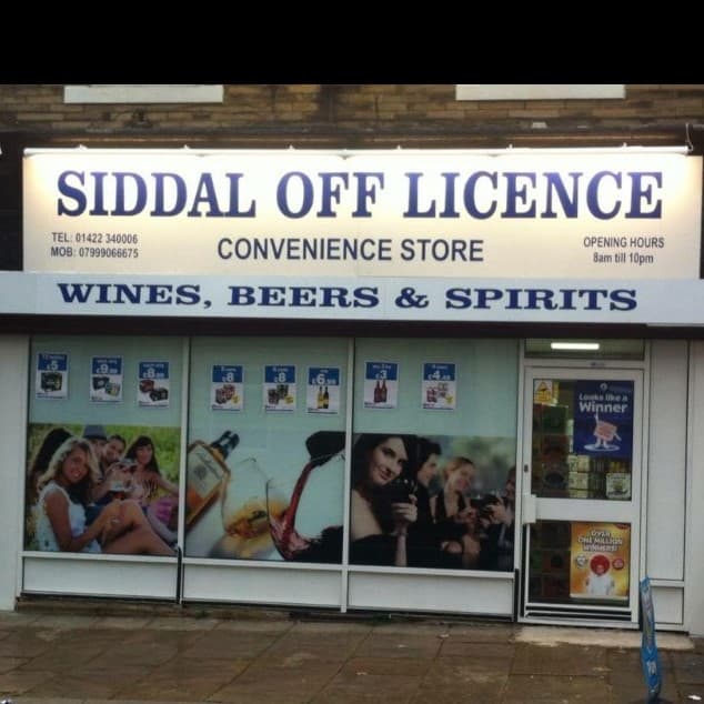Siddal off licence - Off Licences in exley