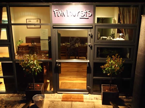 Dining at Fairhursts Bistro in middleham