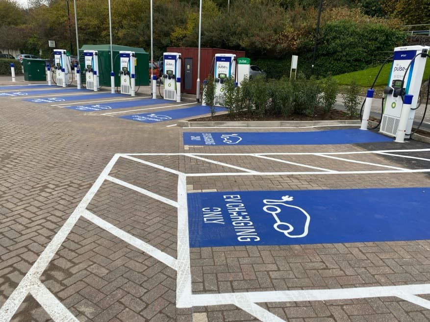 bp pulse Charging Station - EV Charging in farsley