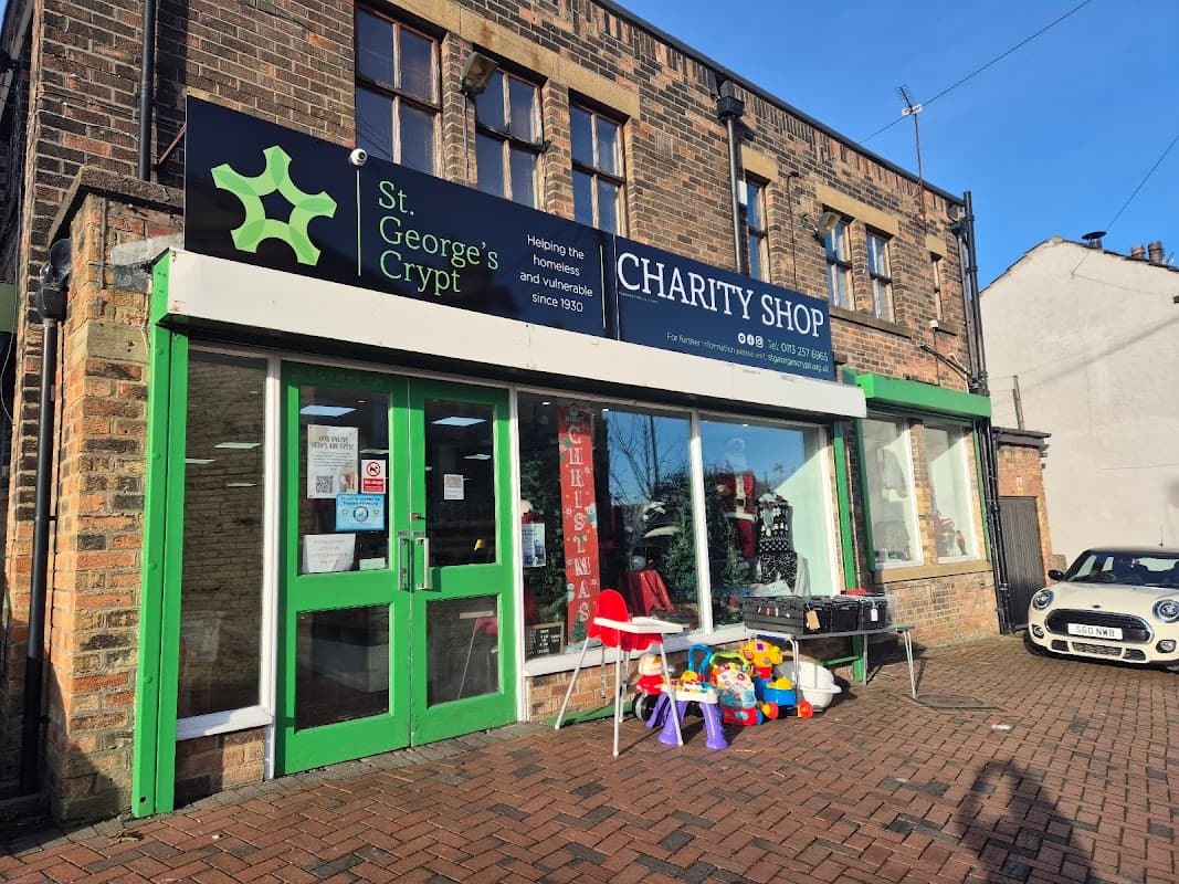 St Georges Crypt Pudsey - Charity Shops in farsley