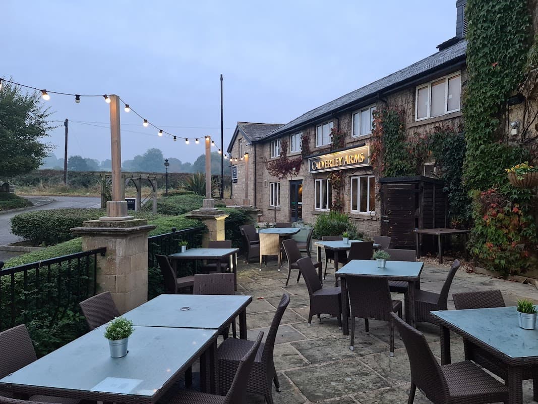 Dining at The Calverley Arms, Pudsey in farsley