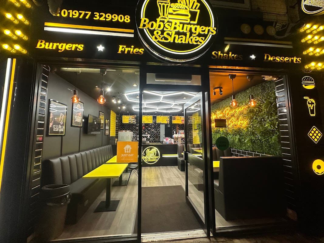 Dining at Bobs Burger and Shakes in featherstone