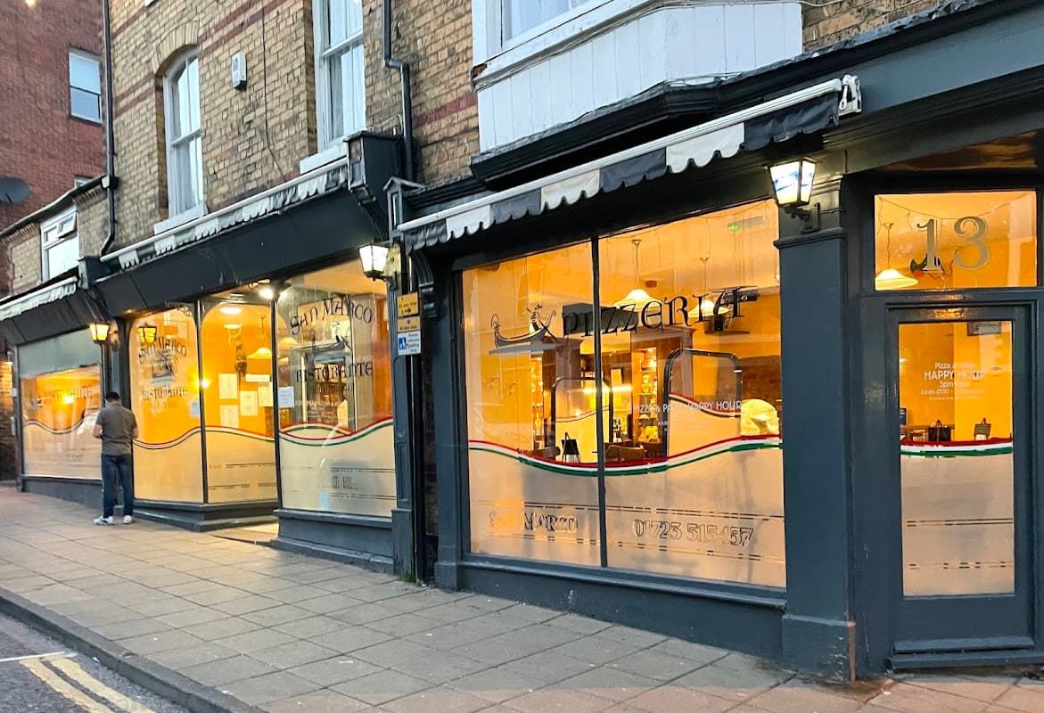 Dining at San Marco Restaurant in filey