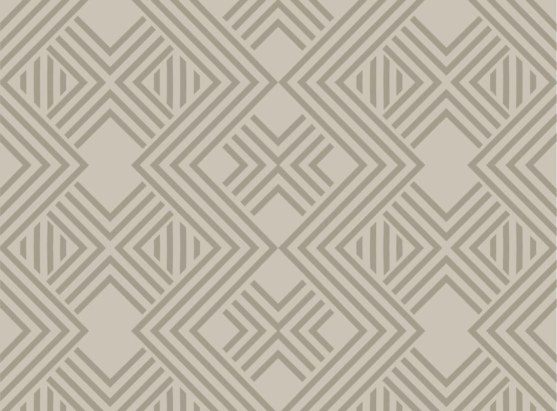 Geometric pattern featuring interlocking lines and shapes in muted tones, creating a modern, stylish design.