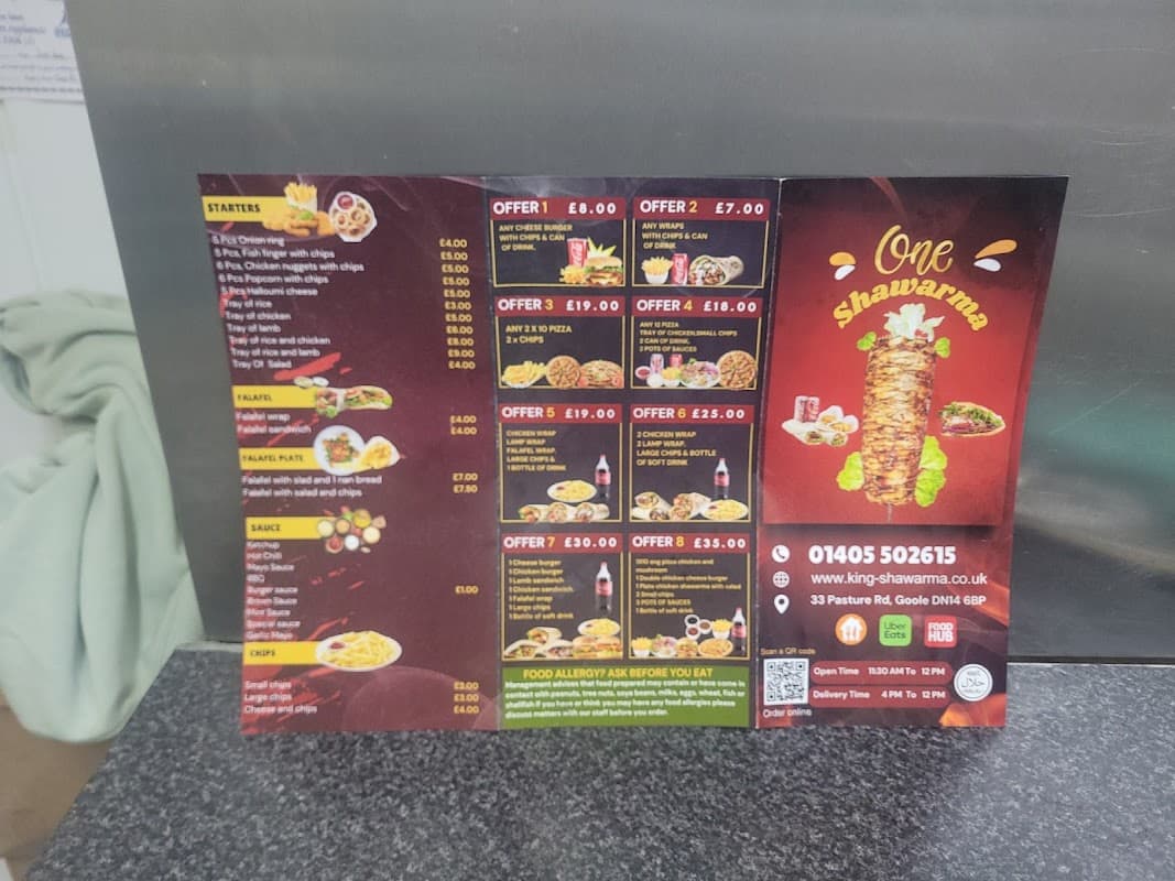 One shawarma - Takeaway in goole