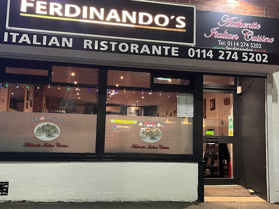 Dining at Ferdinando's Italian restaurant in greenhill