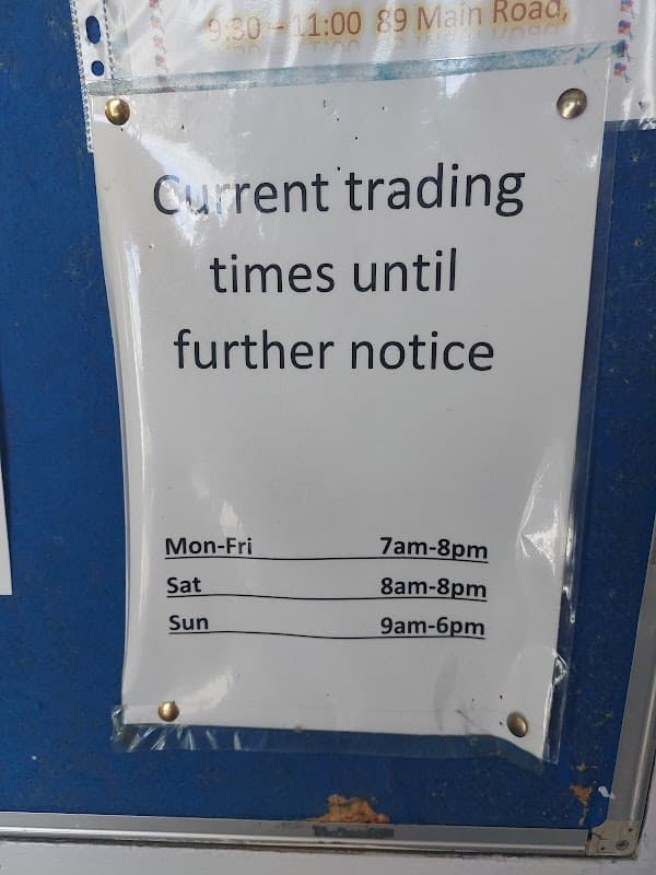 Current trading times for Hambletons Stores: Mon-Fri 7am-8pm, Sat 8am-8pm, Sun 9am-6pm.