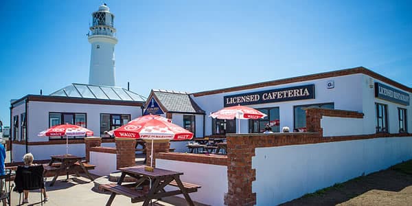 Dining at Headlands Restaurant & Gift Shop in flamborough head