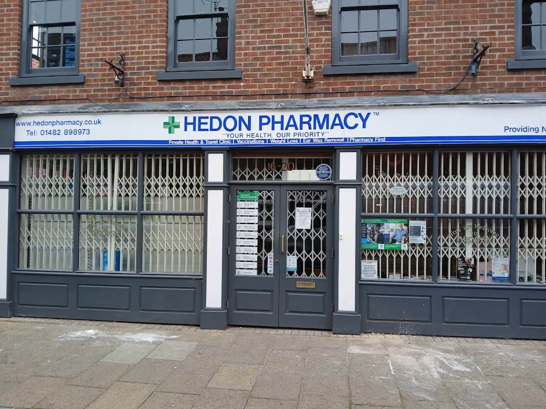 HEDON PHARMACY & PRIVATE HEALTH | TRAVEL CLINIC | EAR WAX REMOVAL | WEIGHT LOSS CLINIC - Pharmacies in hedon