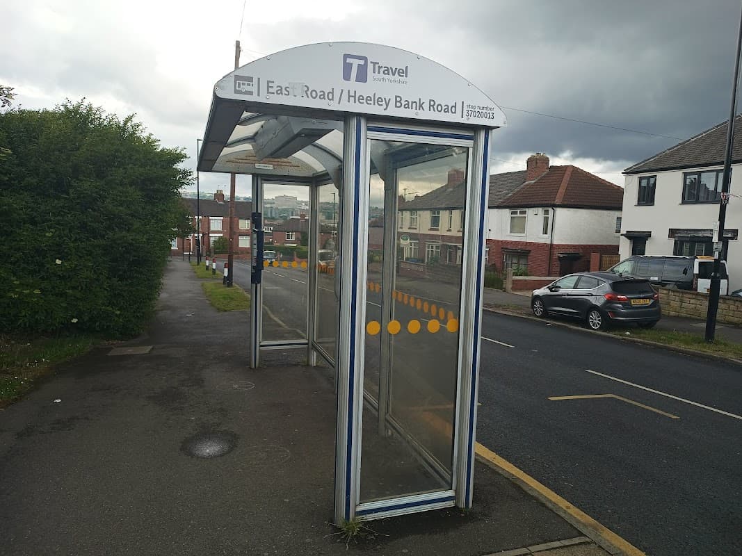 Bus Stop at East Road/Heeley Bank Road - Bus Stops in heeley