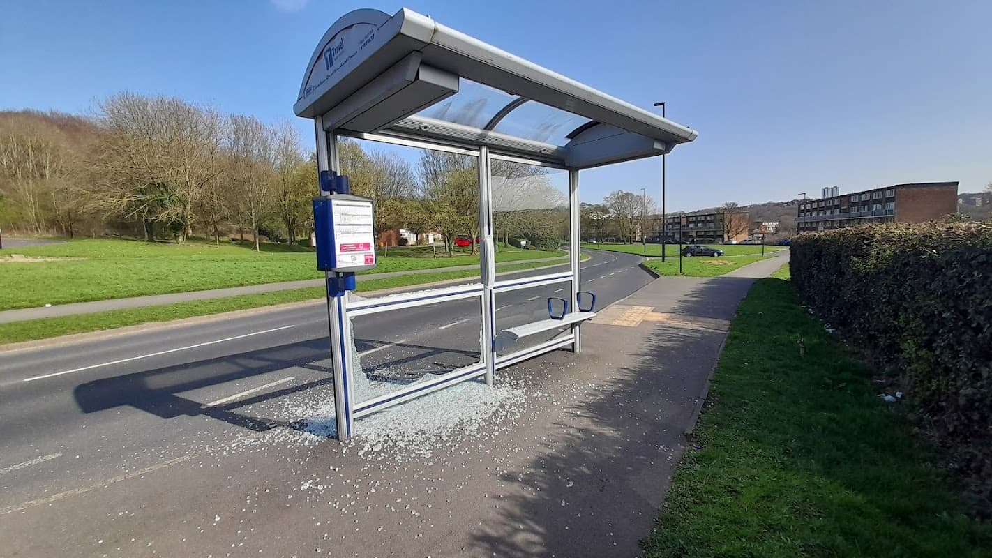Bus Stop at Gleadless Road/Newfield Green - Bus Stops in heeley