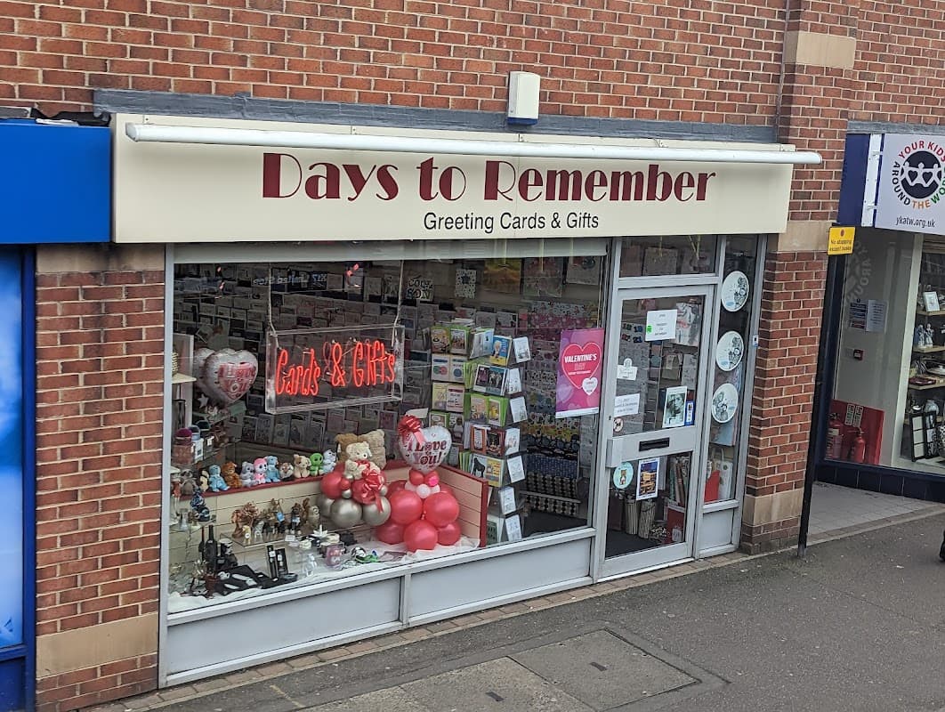 Days To Remember-Woodseats - Gift Shops in heeley