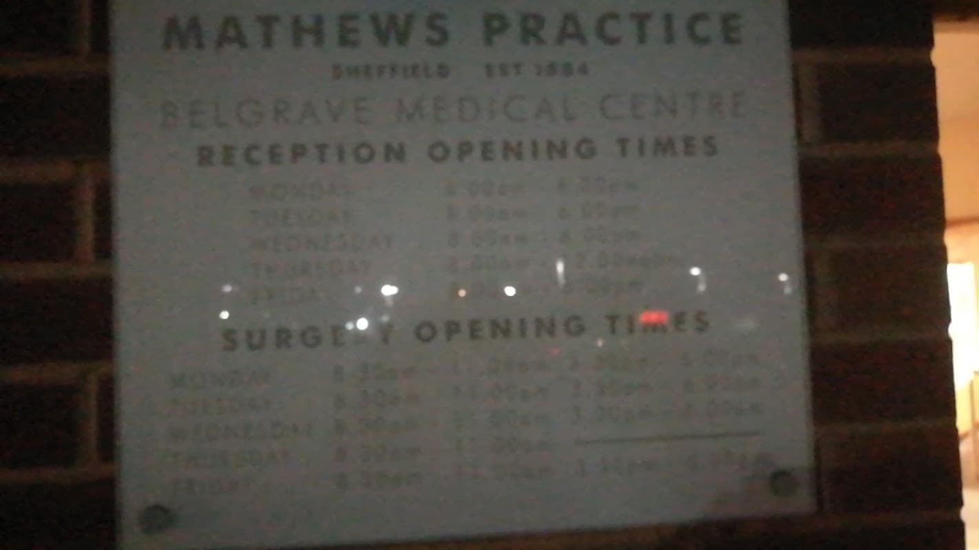 The Mathews Practice - Belgrave Medical Centre - Doctors in heeley