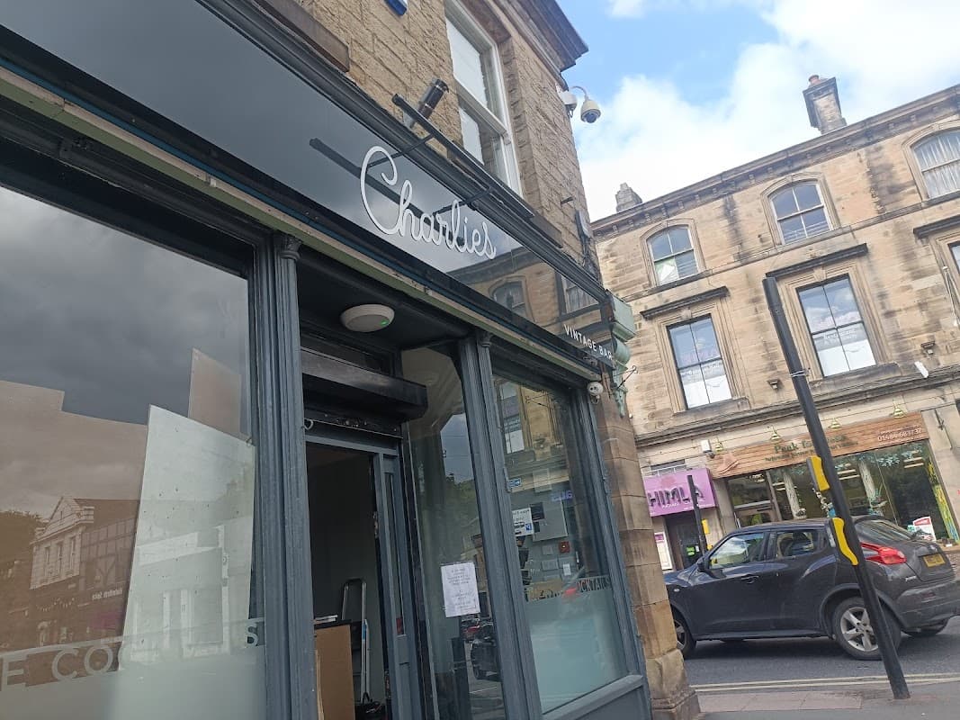 Food & drink at Charlie's Vintage Bar in holme valley
