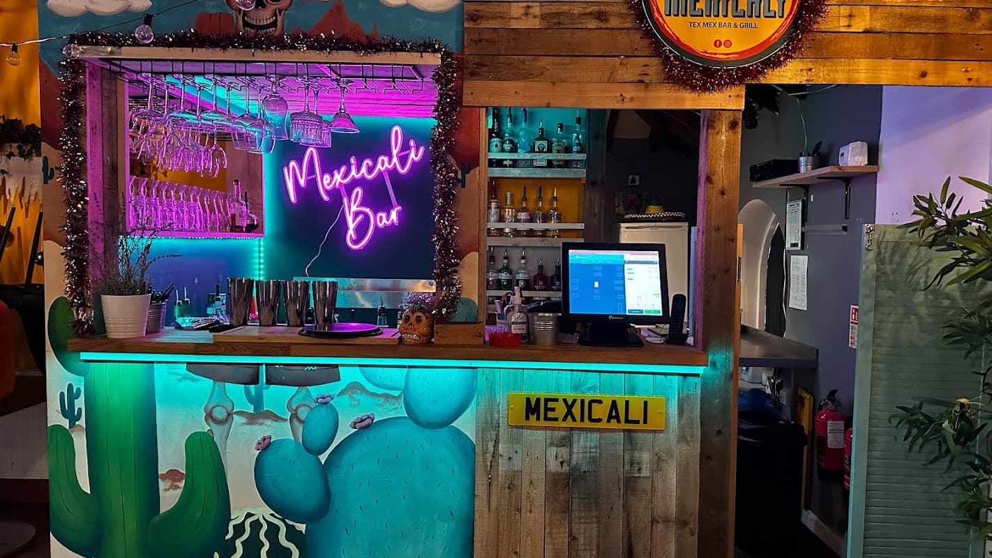 Dining at MEXICALI TEX-MEX SMOKEHOUSE in holme valley