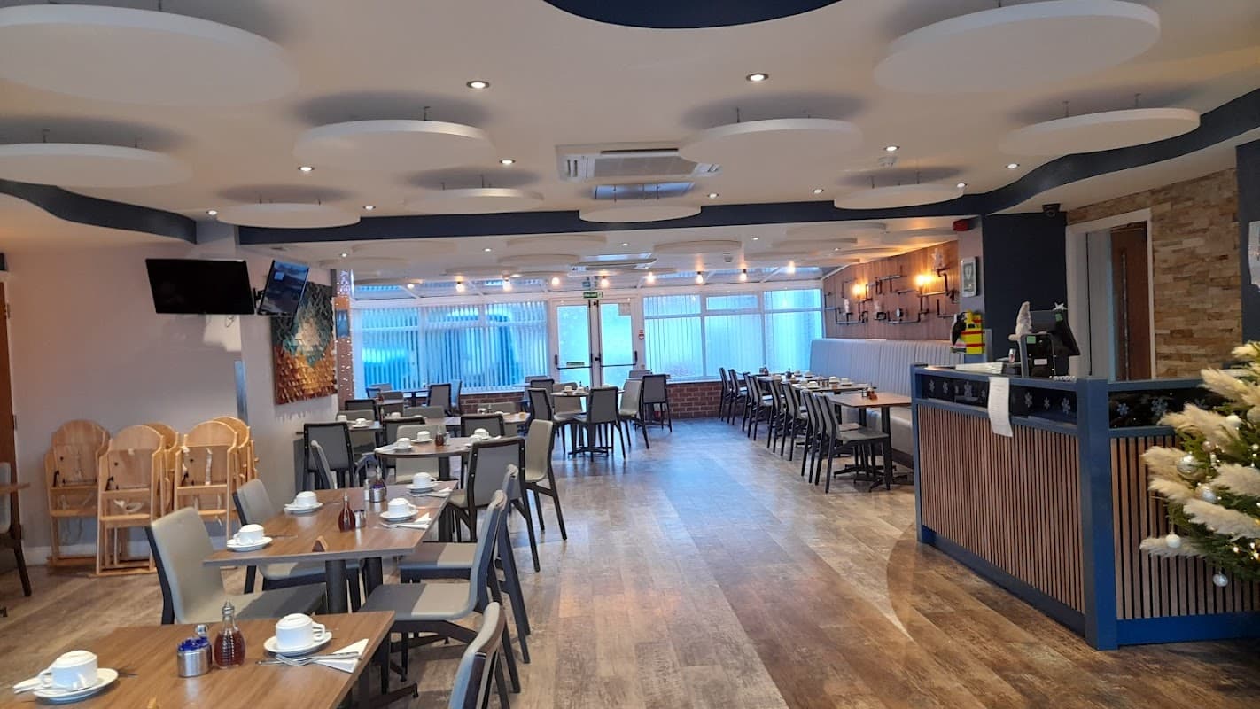 Dining at Whiteheads Fish and Chips Ltd in hornsea