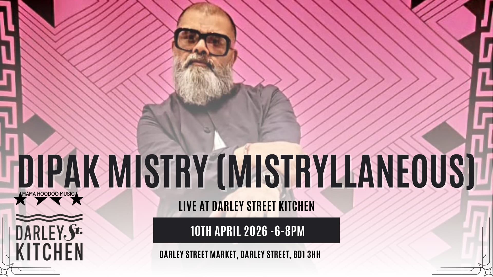 Live Music: Dipak Mistry (Mistryllaneous)