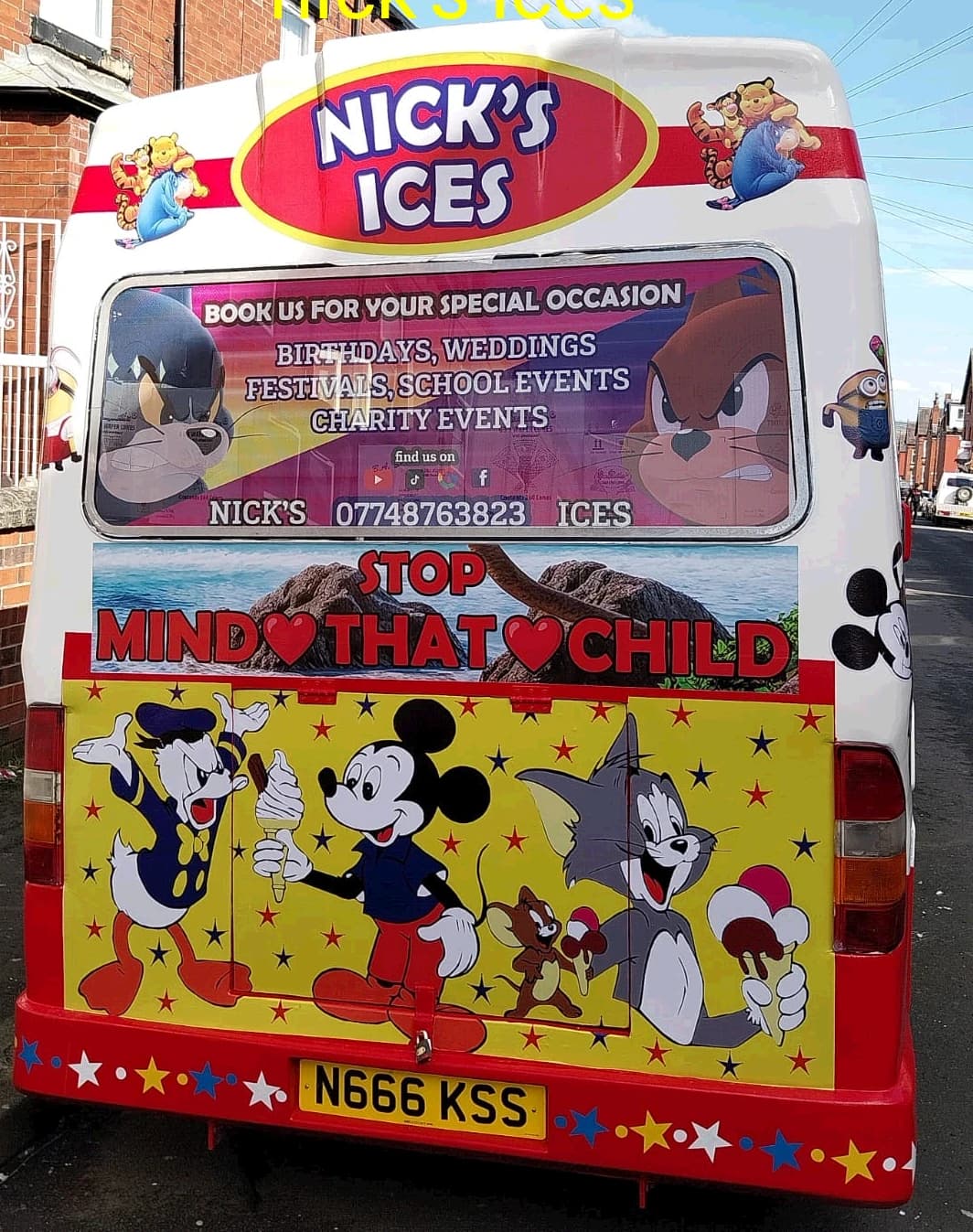 Nicks ices Ice Cream Van Hire in Leeds - Ice Cream Shops in beeston