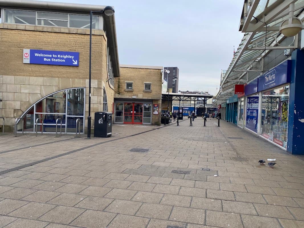 Keighley Bus Station Entrance - Bus Stations in keighley