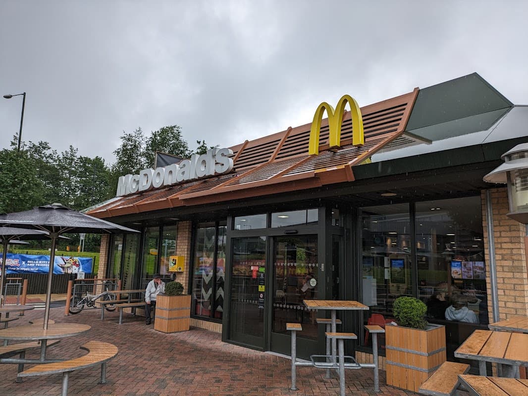 Dining at McDonald's in knaresborough
