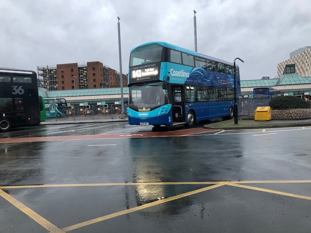 Bus Stop at Leeds Dyer Street Coach Station - Bus Stations in leeds