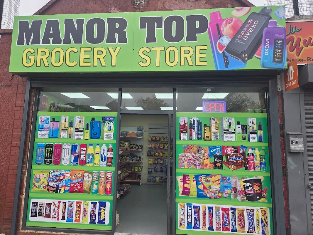 Manor top vape and grocery - Corner Shops in manor