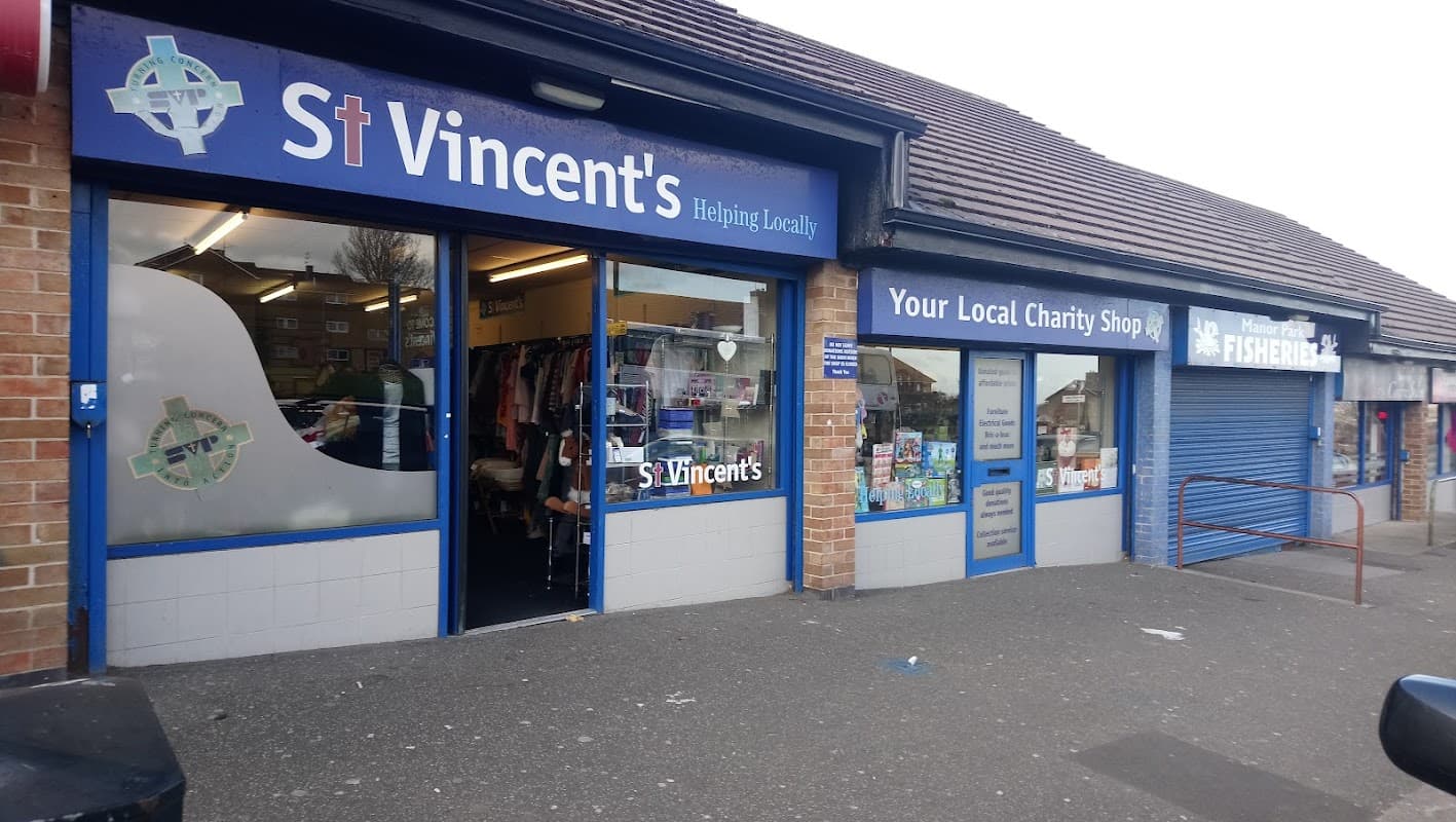 St Vincent's - Charity Shops in manor