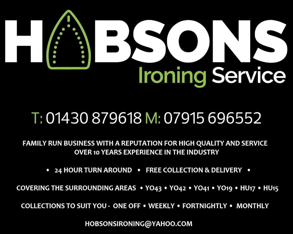 Hobsons Ironing Service - Launderettes in market weighton