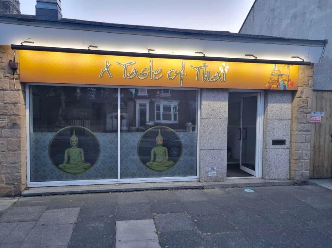 Dining at A Taste of Thai in marske