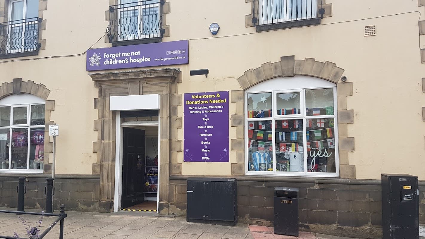 Forget Me Not Children's Hospice - Charity Shops in mirfield