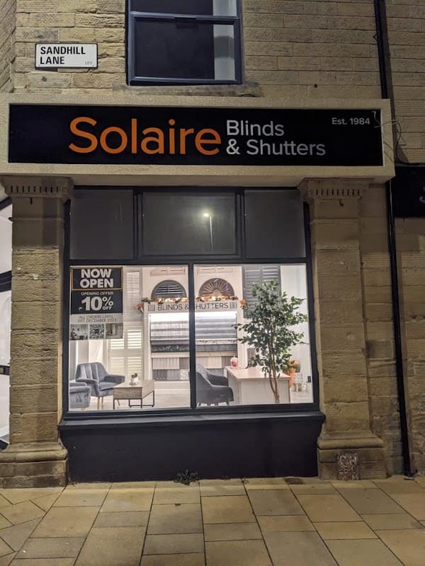 Solaire Blinds & Shutters - Homeware in moortown