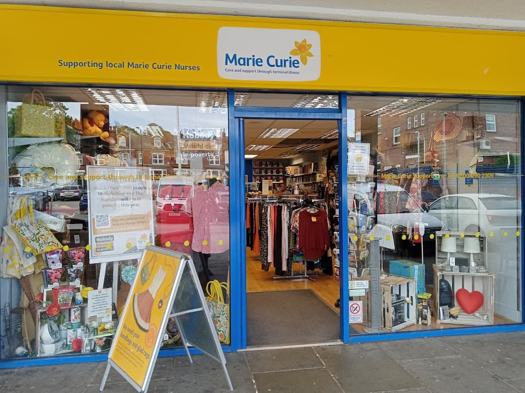 Marie Curie Charity Shop Sheffield - Charity Shops in nether edge
