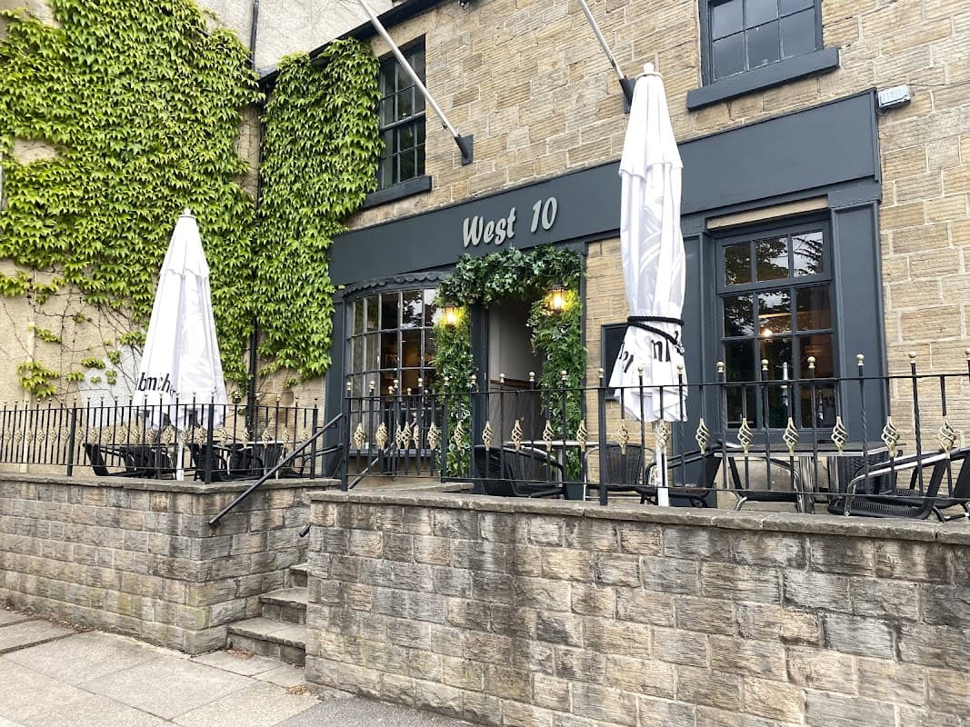 Dining at West 10 Bar & Kitchen in nether edge