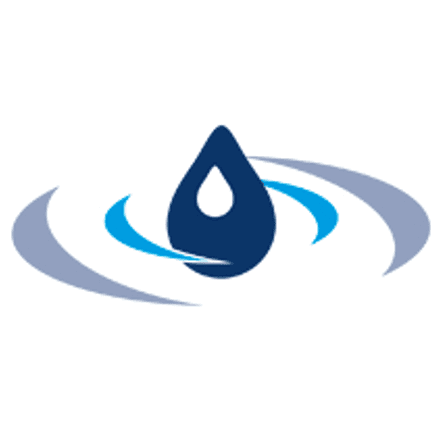 Logo of Hydraguard Ltd featuring a blue water droplet surrounded by swirling blue and grey elements.