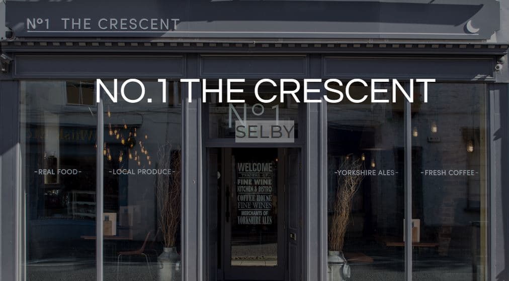 Food & drink at No1 The Crescent in selby