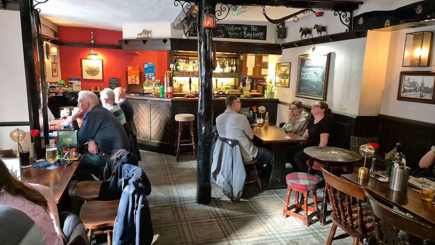 Dining at Bay Horse Inn in pickering