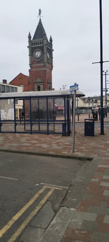Bus Stop at Town Clock (stand F) - Bus Stops in redcar