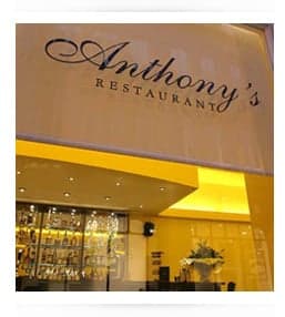 Dining at Anthony's Restaurant in leeds