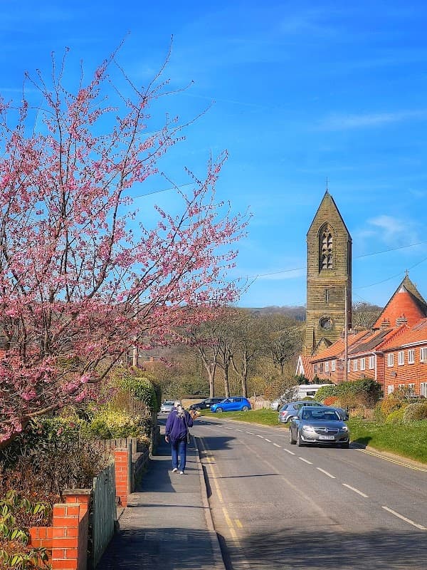 Bus Stop at St Stephens Church - Bus Stops in robin hoods bay