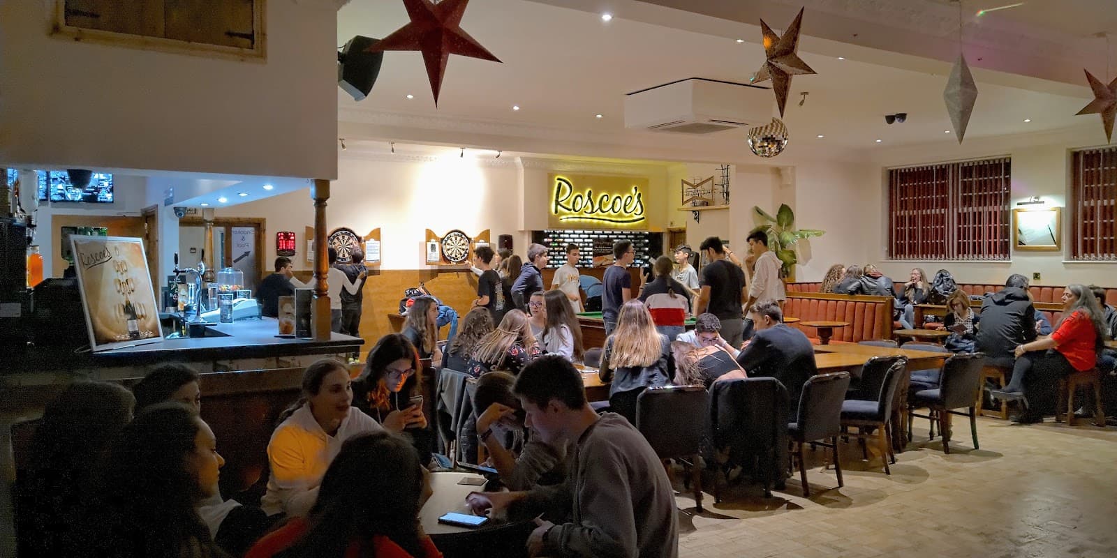 Food & drink at Roscoe's Bar in scarborough