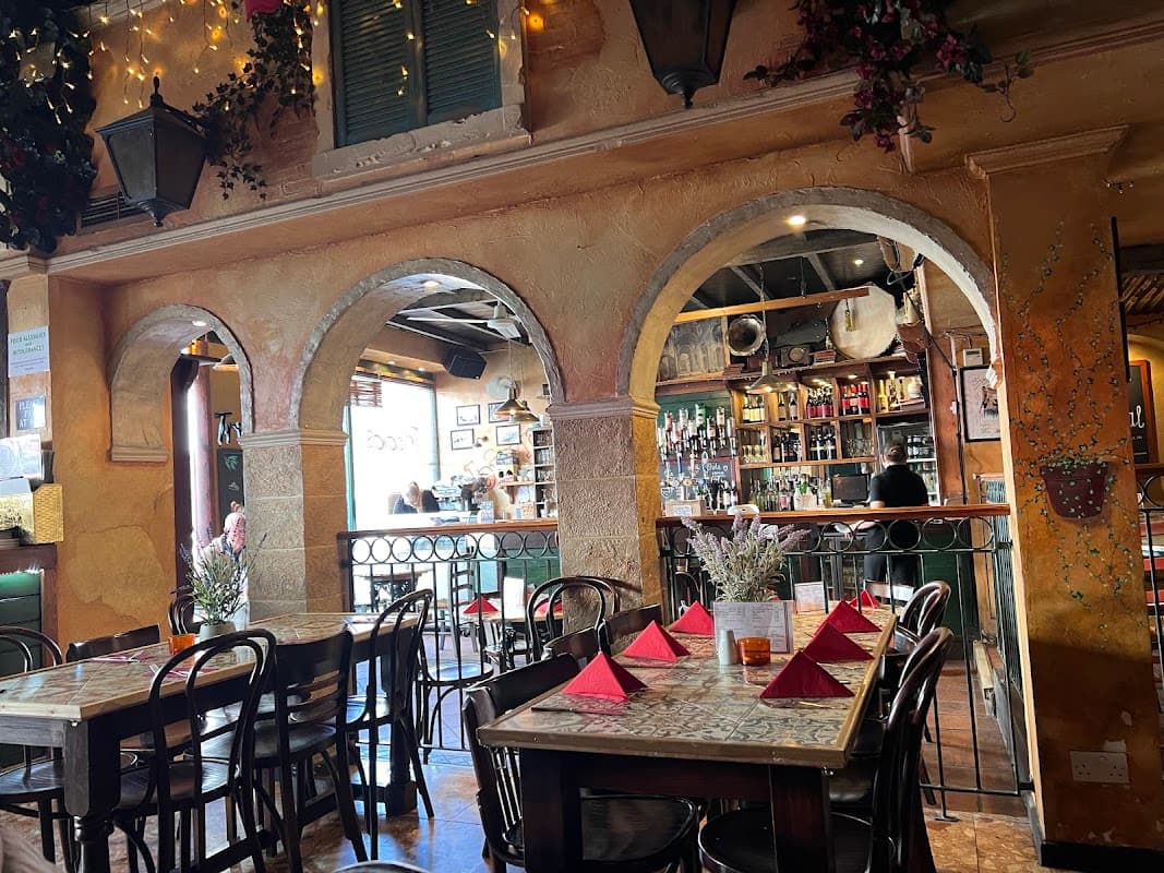 Dining at Tricolos in scarborough