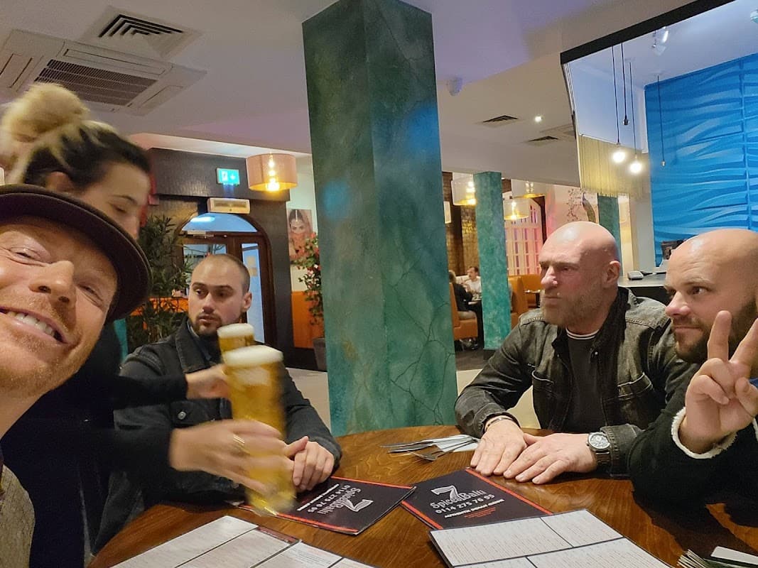 Dining at 7 Spices Balti in sheffield
