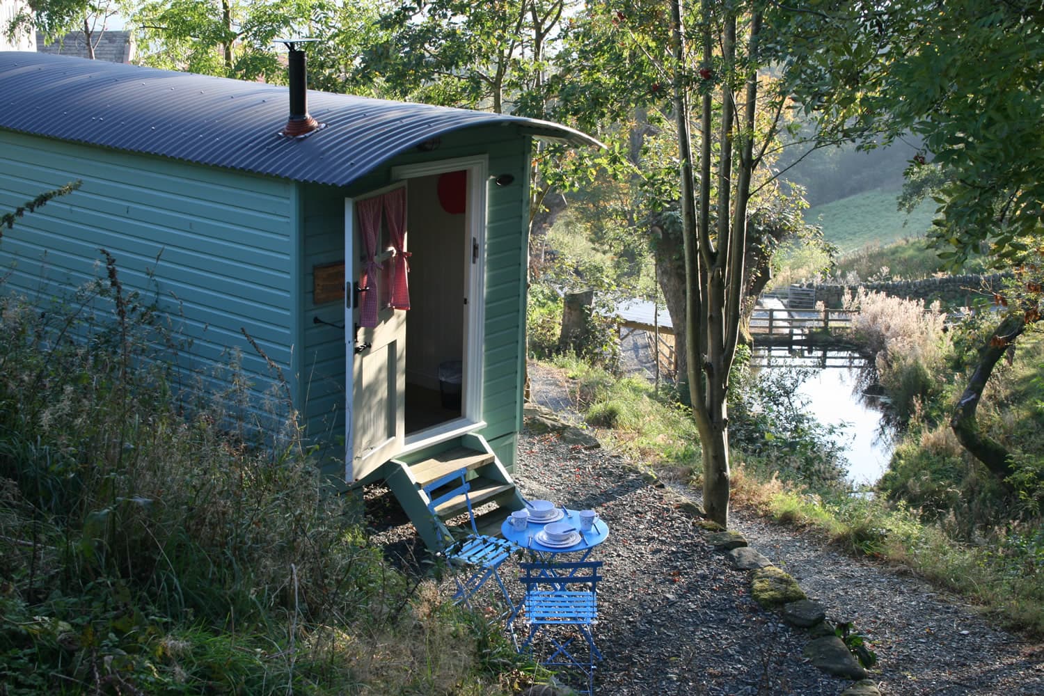 Shepherds Hut Holidays - Campsite in glasshouses north yorkshire